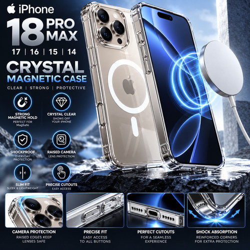 Clear magsafe case for iphone - clear,