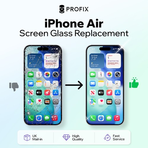 Iphone air cracked screen - air,