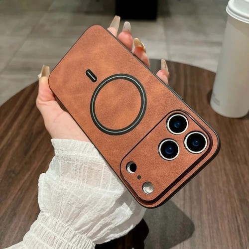 Magsafe retro leather case - magsafe,