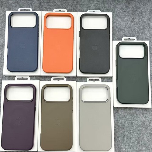 Leather case for iphone - 17, pro